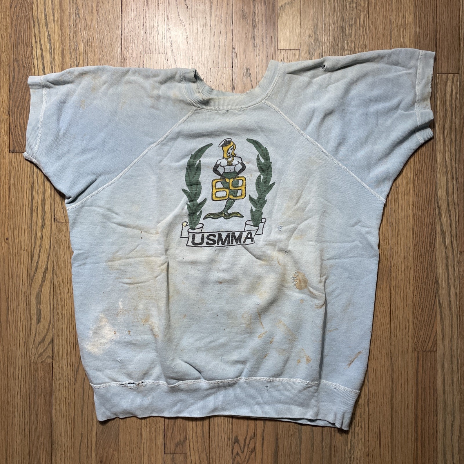True Vtg 1969 Usmma United States Merchant Marine Academy Kings Point Sweatshirt